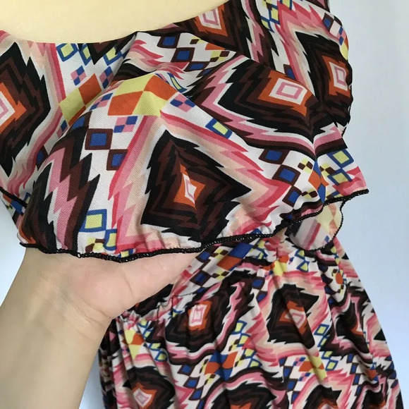 Rue 21 Sleeveless Multi Pattern and Colors Mini Sleeveless Dress S - Picture 3 of 7